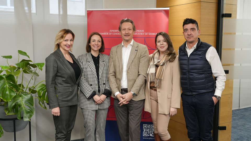 Predstavnici Privredne komore Srbije i World Trade Centers Association na sastanku o razvoju WTC Beograd kao regionalnog haba međunarodnog biznisa.
